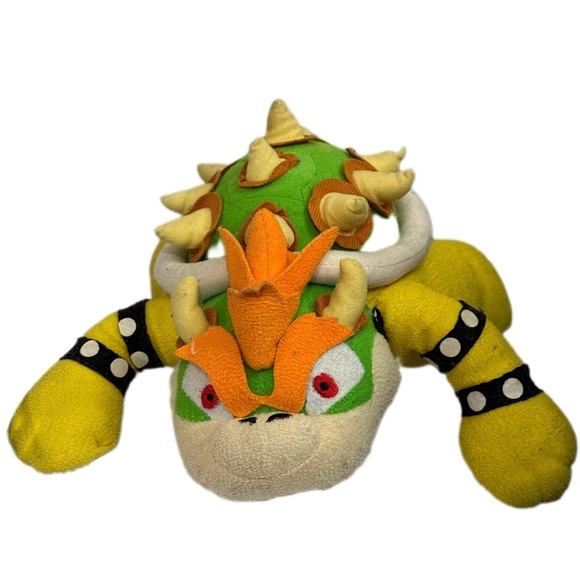 Bowser Plush Toy - Green and Yellow - Picture 1 of 2